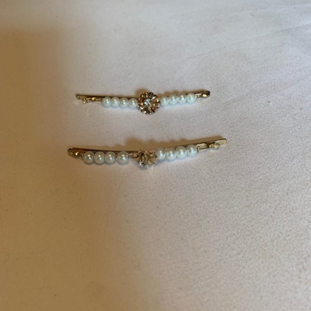 Pearl Barrettes